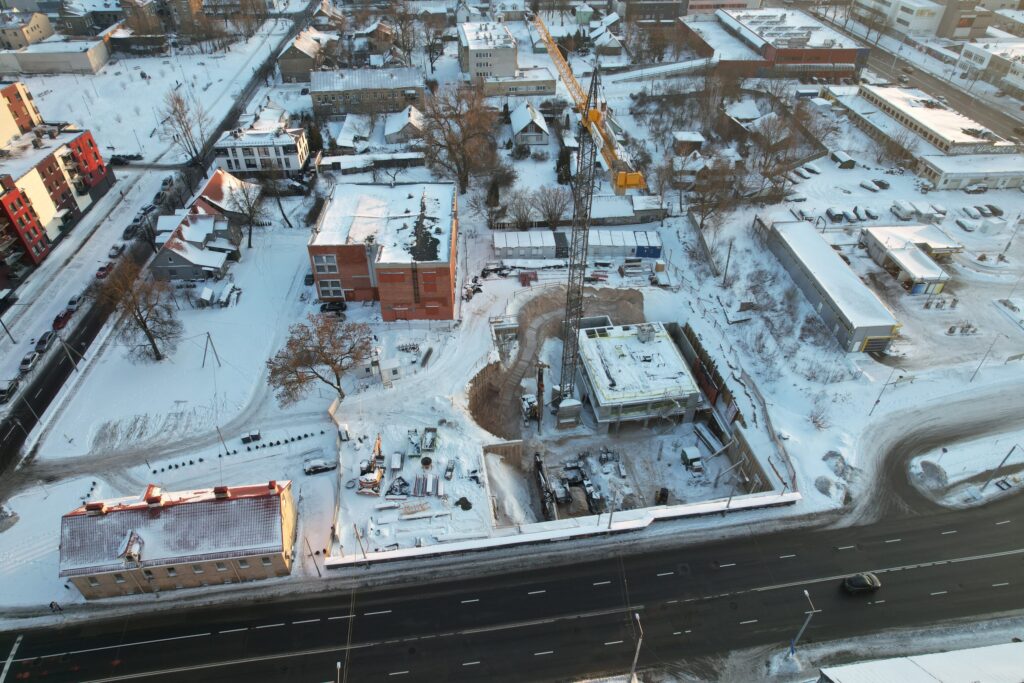 K22 (Kauno g. 22) - Office center - construction photos