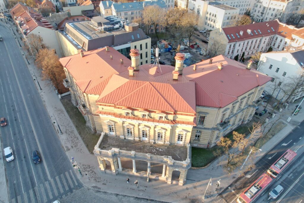 Vrublevskių bibliotekos rekonstrukcija (Žygimantų g. 1) - Library - construction photos