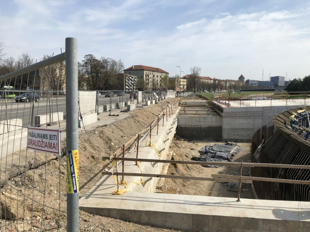 Nemuno salos tiltas (1) (Nemuno salos parkas) - Bridge - construction photos