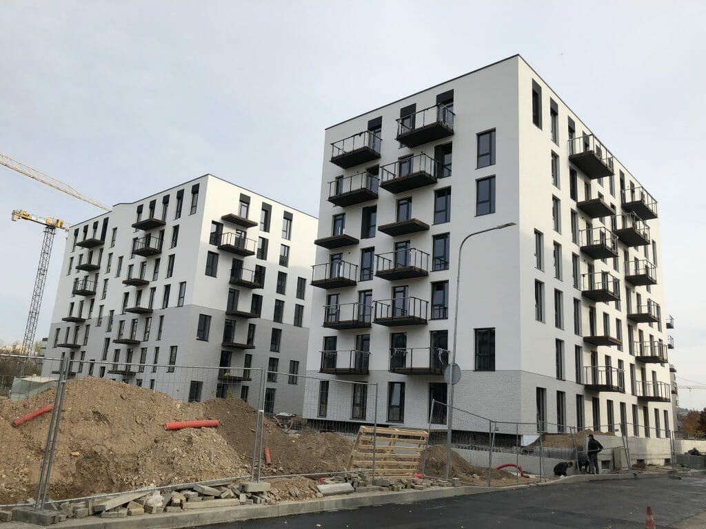 Centro rezidencija 2 etapas (Rinktinės g. 3) - Multi apartment - construction photos