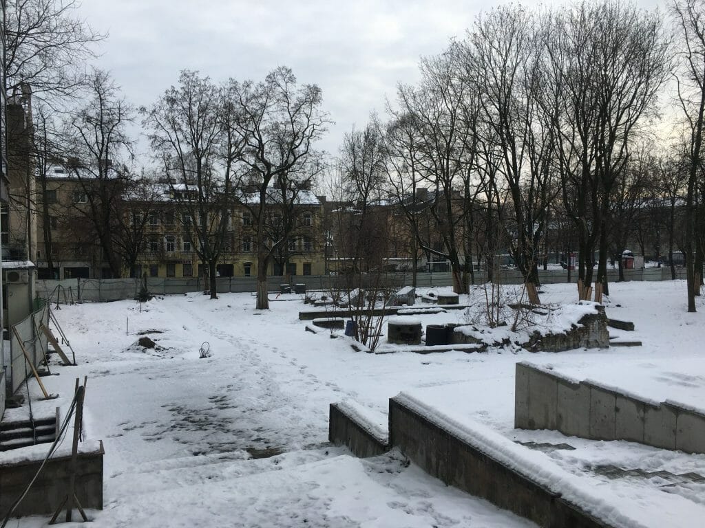 Reformatų parkas (Pylimo g.) - Parkas - statybų nuotraukos