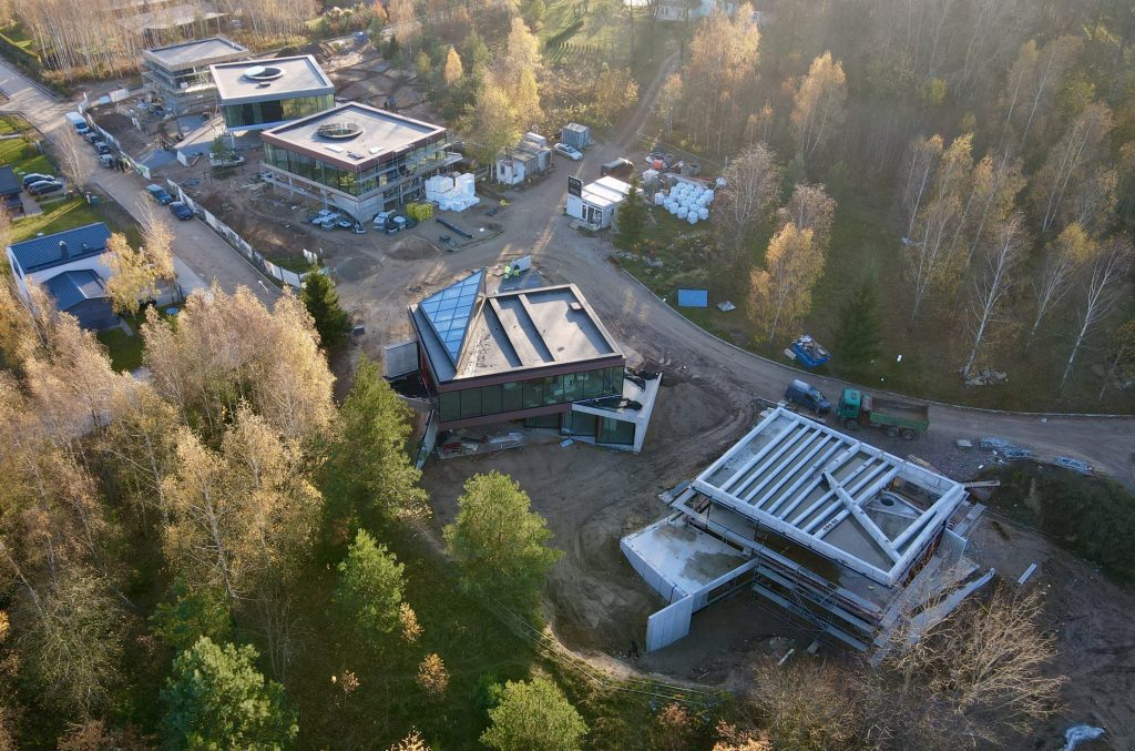 Ro16 (S. Lozoraičio g. 17A, 15C, 15B, 15, 23, 25, 25B, 25D) - Private house community - construction photos