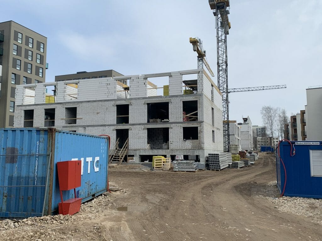 B Kvadratu (Bajorų kel. 29) (Bajorų kel. 29) - Multi apartment - construction photos