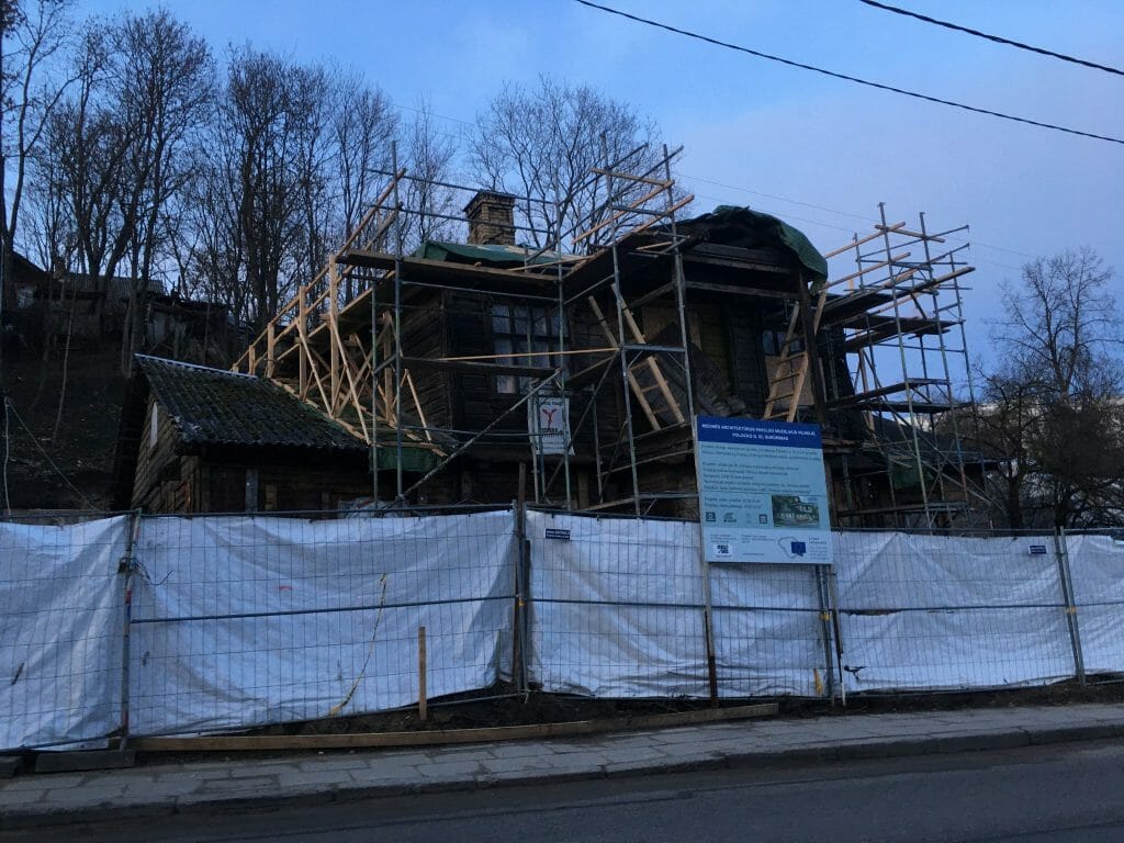 Medinės architektūros muziejus (Polocko g. 52) - Museum - construction photos