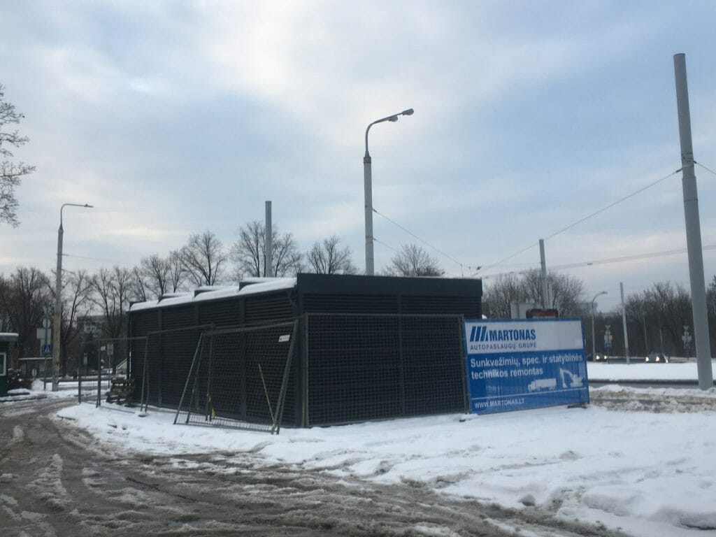Olandų žiedo dviračių saugojimo paviljonas (T. Kosciuškos g.) - Other commute - construction photos