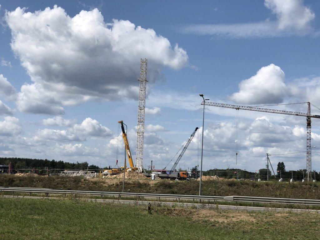 Vilnius OUTLET (Vytauto Pociūno g. 8) - Shopping center - construction photos