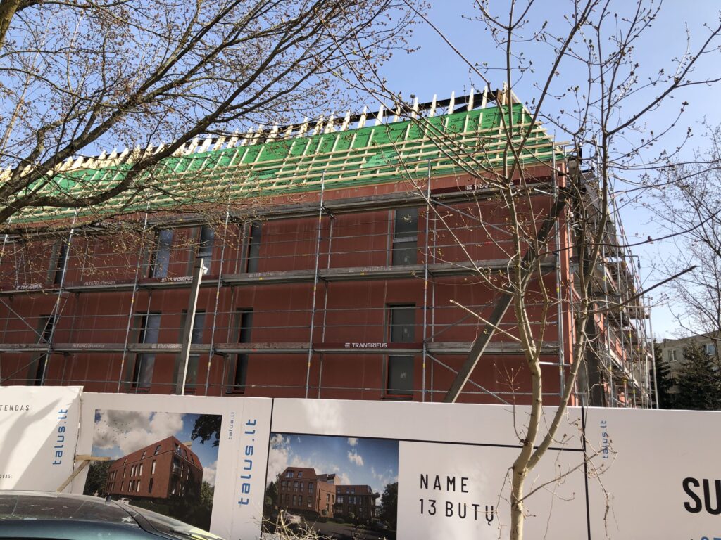 LIUTAURO TALUS (Liutauro aklg. 20) - Multi apartment - construction photos