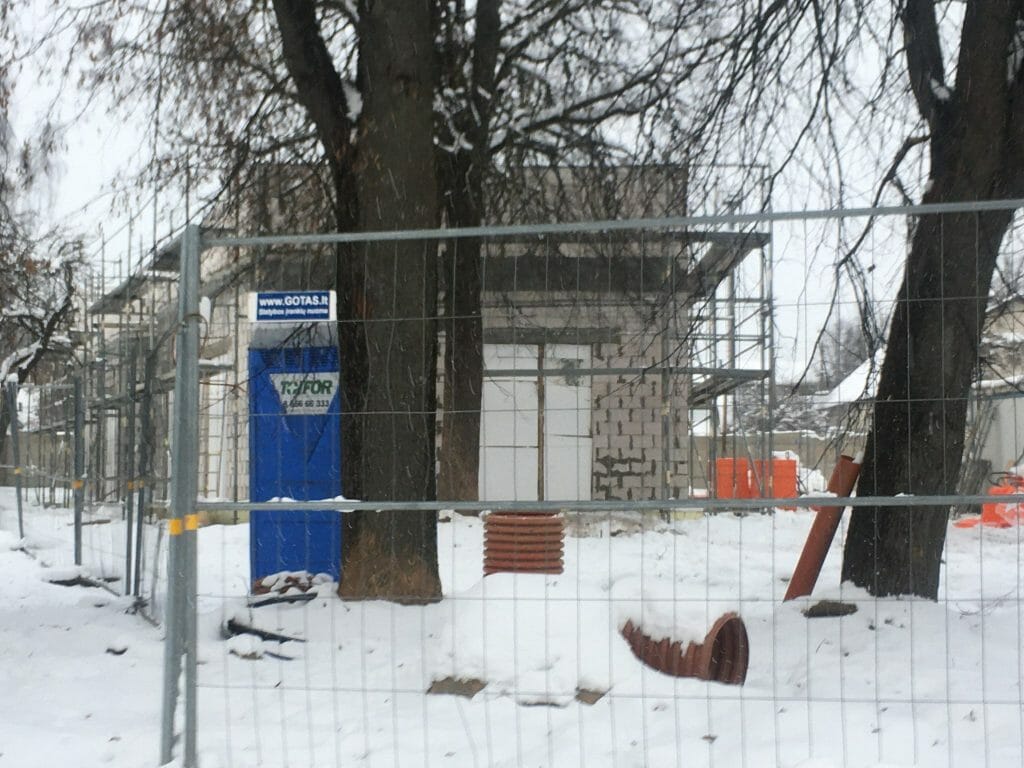 Poliklinika P. Žvirkos g. 4A (Pranciškaus Žvirkos g. 4A) - Health center - construction photos