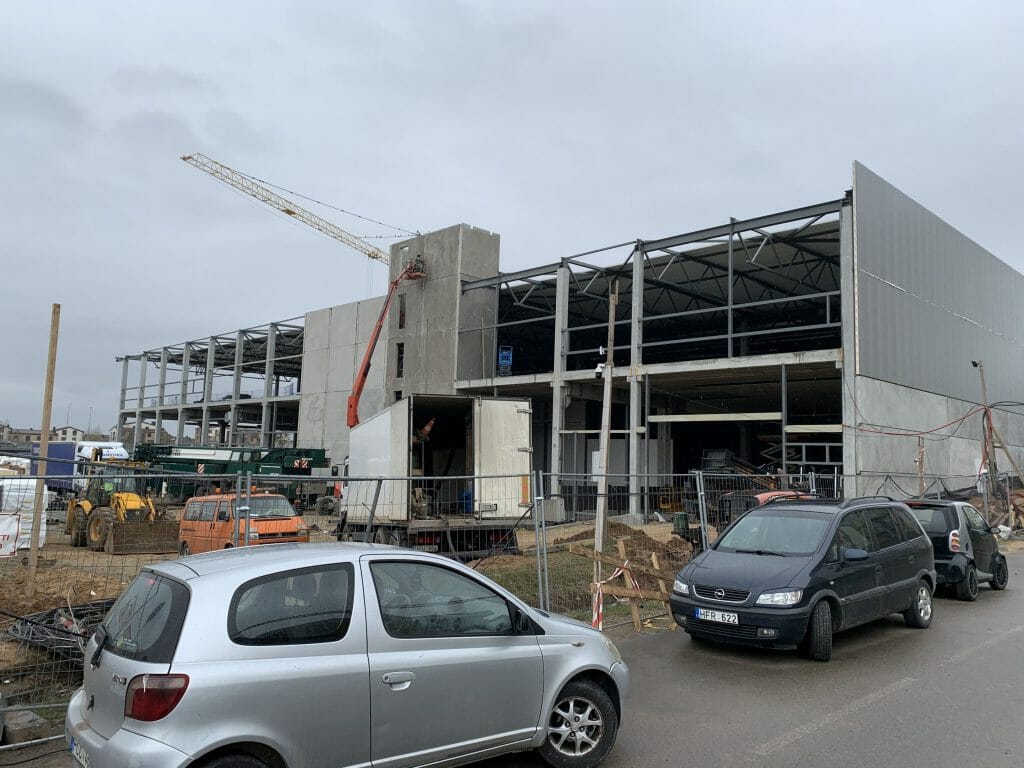 Pašilaičiai PC (Pavilnionių g. 55) - Tirdzniecības centrs - būvdarbu attēli