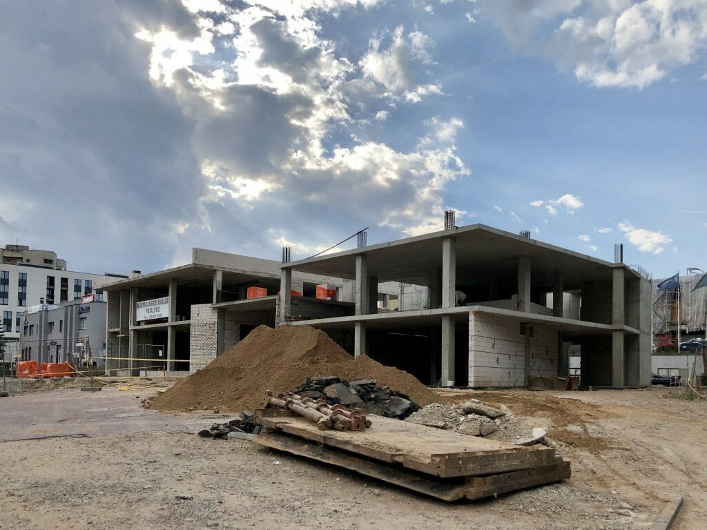 Ateities Trio verslo centras (Ateities g. 29) - Office center - construction photos