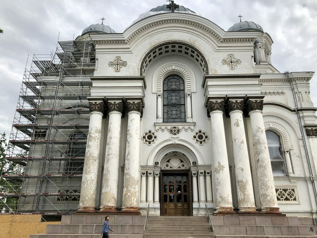 Kauno Soboro rekonstrukcija (Nepriklausomybės a. 14) - House of worship - construction photos