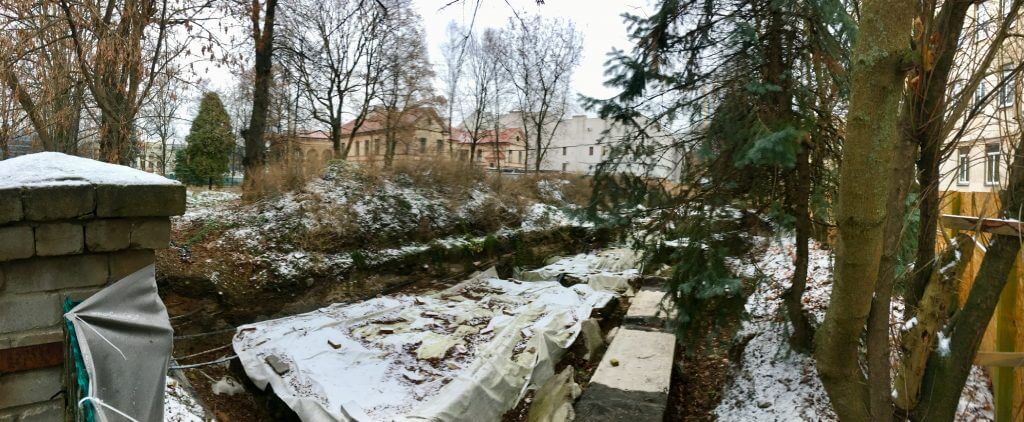 Radvilų valda Tilto g. 11 (Tilto g. 11, Tilto g. 11A) - Multi apartment, Office center - construction photos