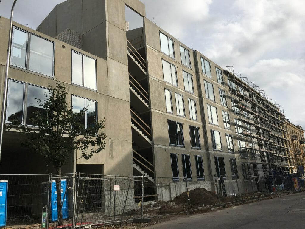 Baltas Lapas Mindaugo 2 etapas (Aguonų g. 17) - Multi apartment - construction photos