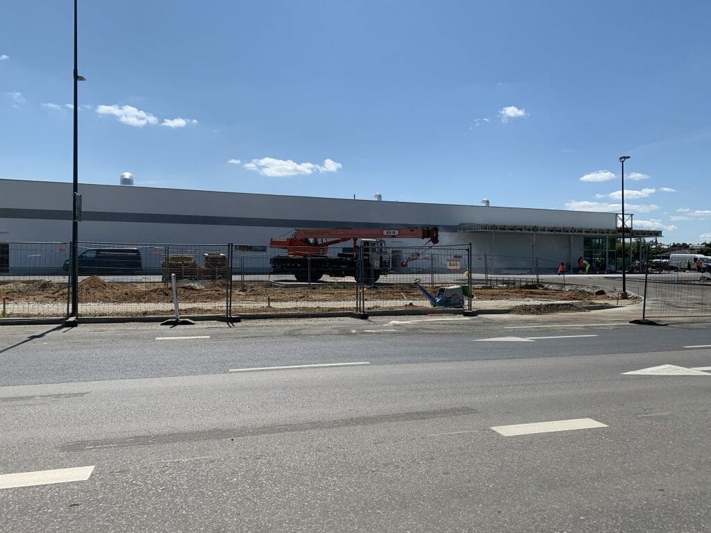LIDL Ežero g. (Ežero g. 3) - Food store - construction photos