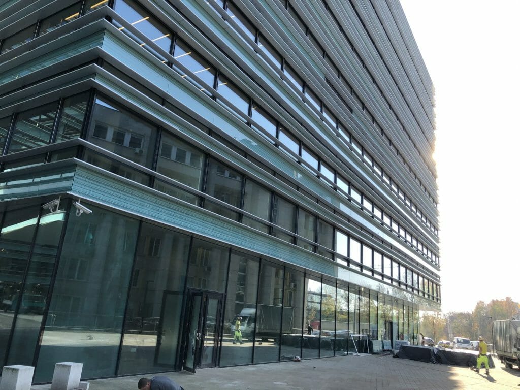 Quadrum (Konstitucijos pr. 21) - Office center - construction photos