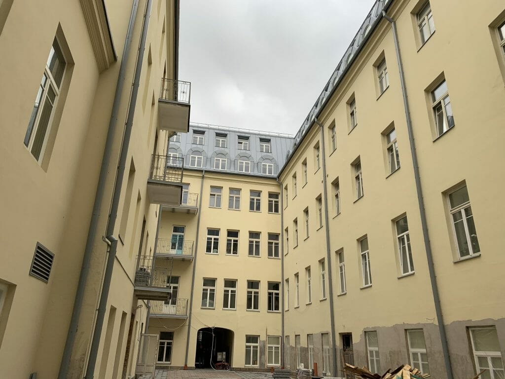 Gedimino 22 (Gedimino pr. 22) - Multi apartment - construction photos