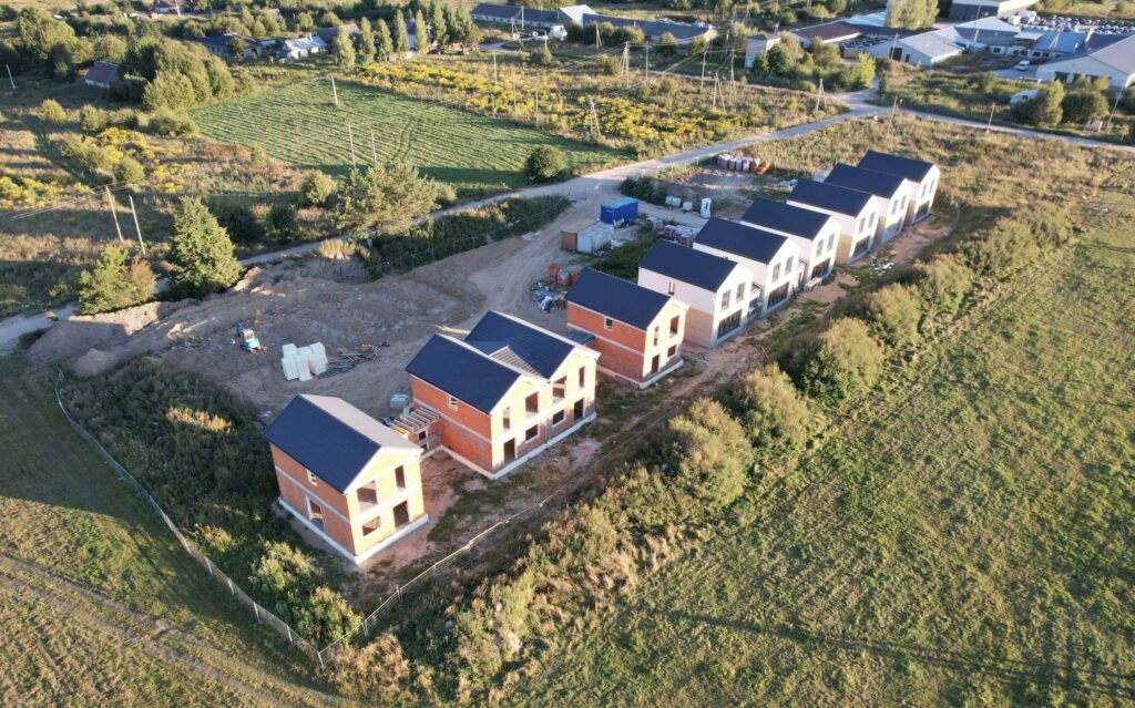 Kalnėnų namai (Keltų g. 10, 12, 18) - Row housing - construction photos