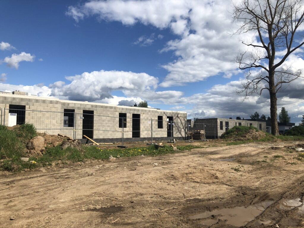 Dituvos kvartalas 6 etapas (Vorupės g. 33, 35) - Rindu mājas - būvdarbu attēli