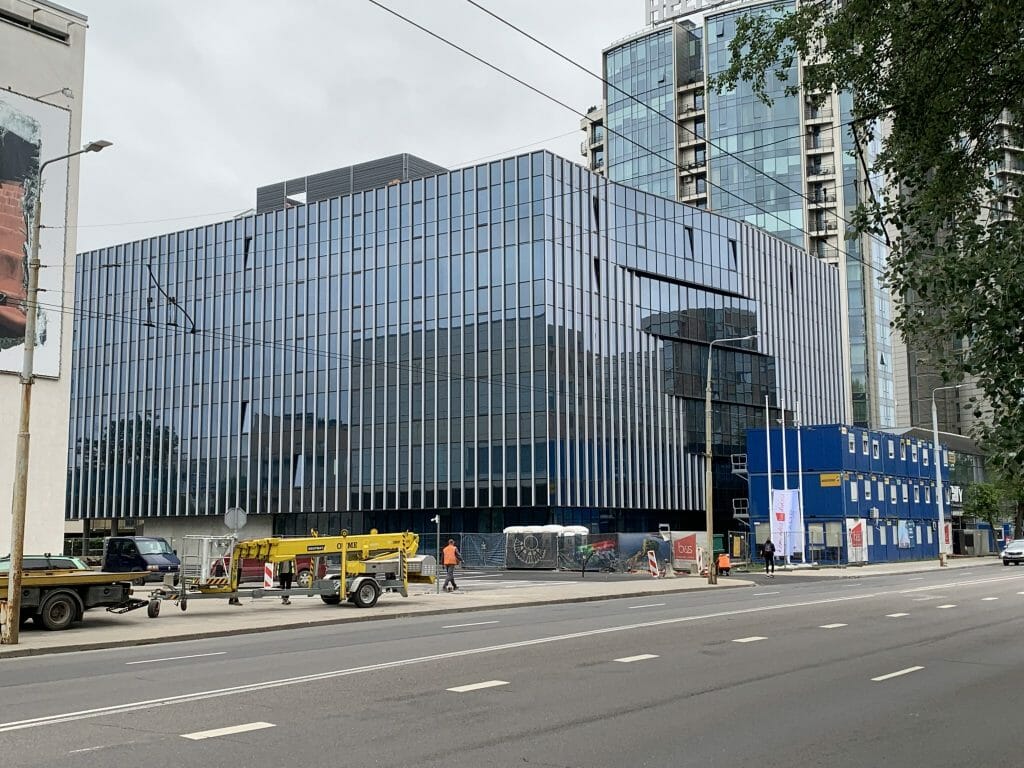 Wave (Savanorių pr. 5) - Office center - construction photos