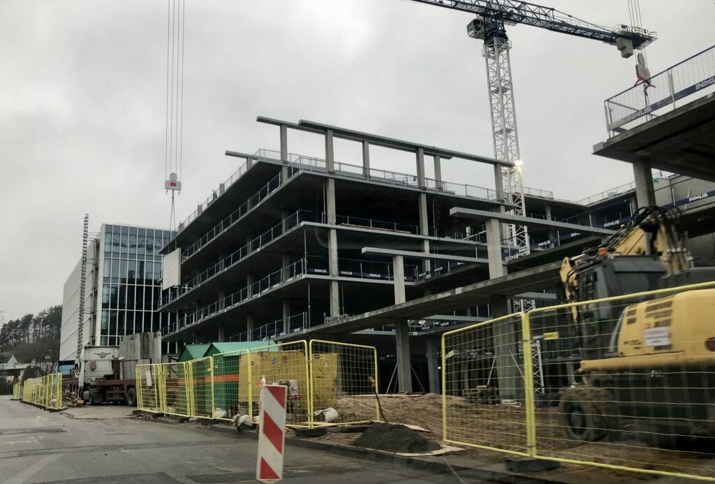 CORE (Ukmergės g. 126) - Office center - construction photos