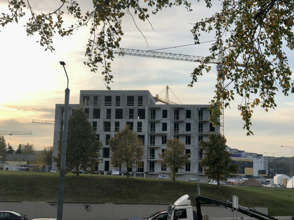 Ozo gama (Kalvarijų g. 204B) - Viešbutis, Daugiabutis - statybų nuotraukos