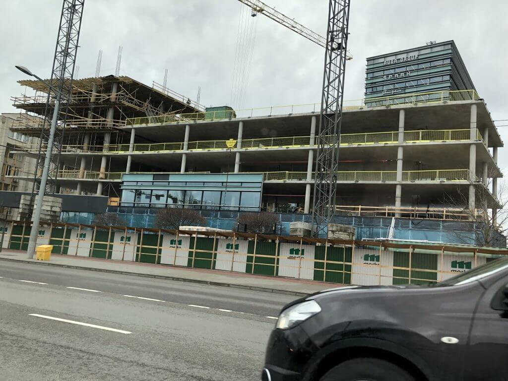 Quadrum (Konstitucijos pr. 21) - Office center - construction photos