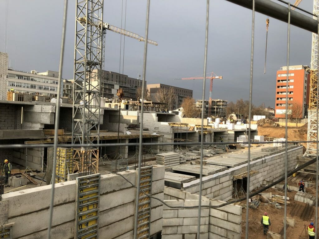 K17 (Kernavės g. 15, 17) - Multi apartment - construction photos