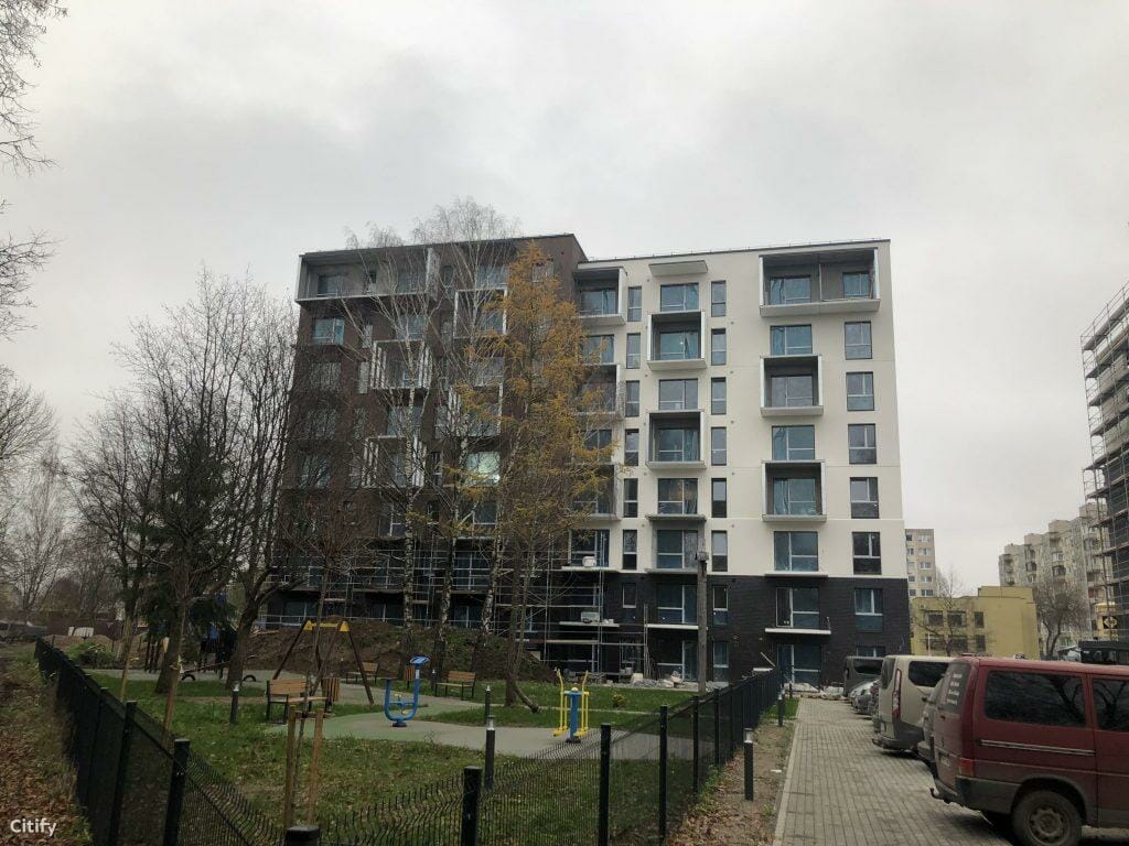 Klevų namai (Partizanų g. 34) - Multi apartment - construction photos
