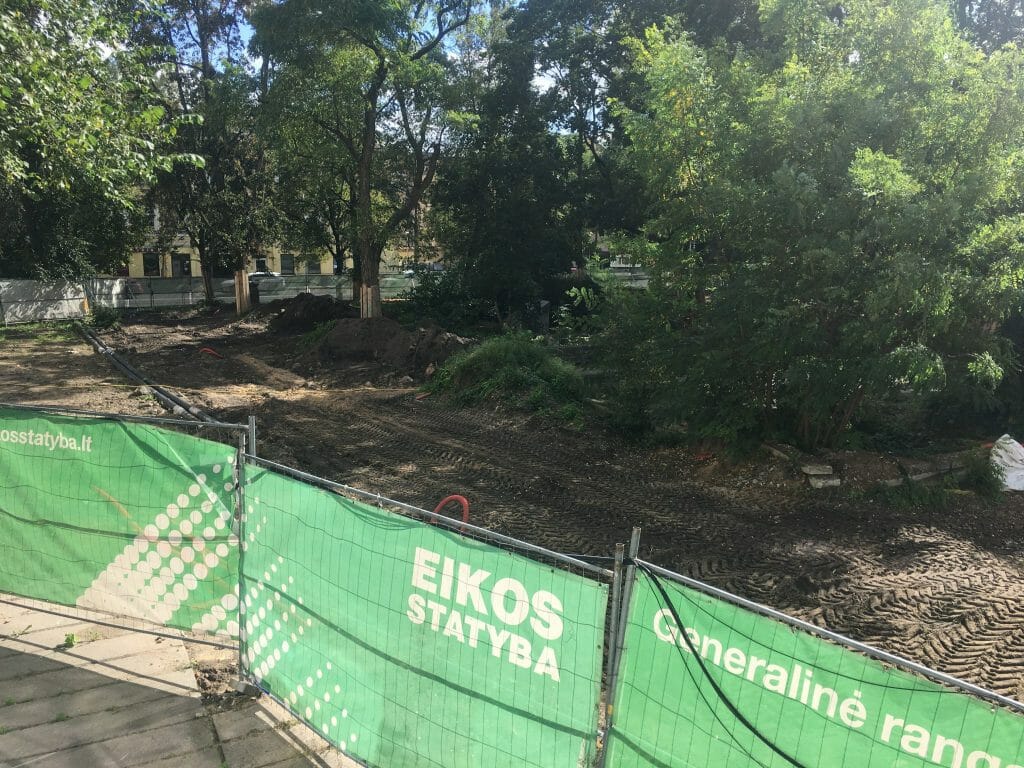 Reformatų parkas (Pylimo g.) - Parkas - statybų nuotraukos