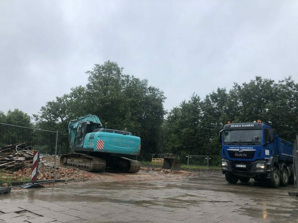 Maxima Keramikų g. 4 (Keramikų g. 4) - Food store - construction photos