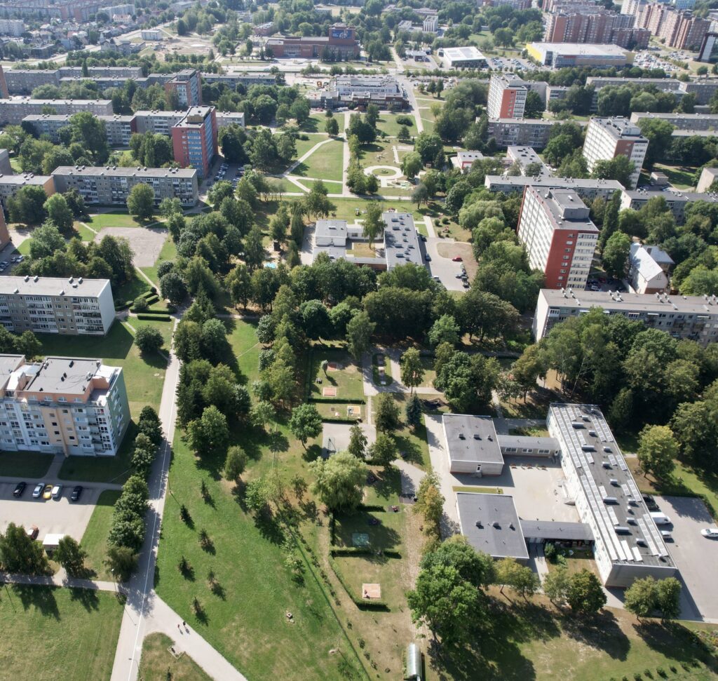 Neringos skveras (Šilutės pl.) - Square - construction photos
