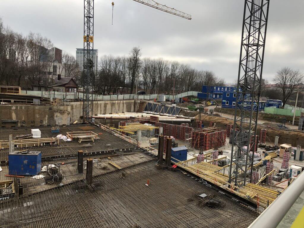 SEB administracinis (Gedimino Baravyko g. 4) - Biroju centrs - būvdarbu attēli