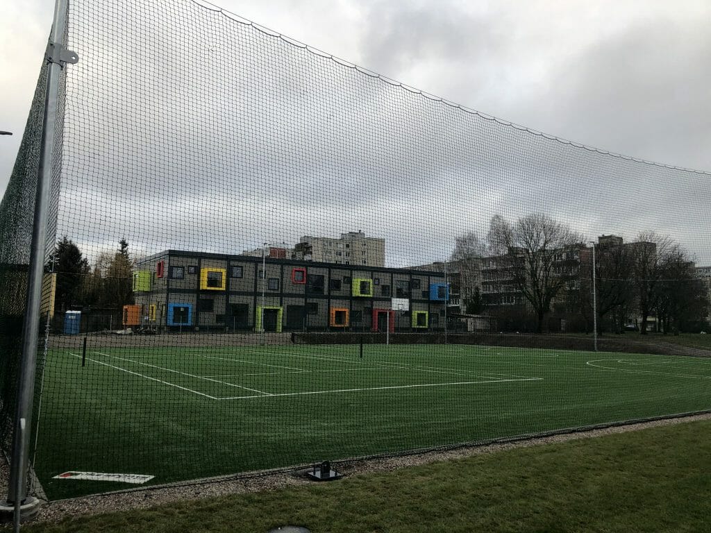 Ryto gimnazijos stadionas (Dariaus Gerbutavičiaus g. 9) - Sporta būve - būvdarbu attēli