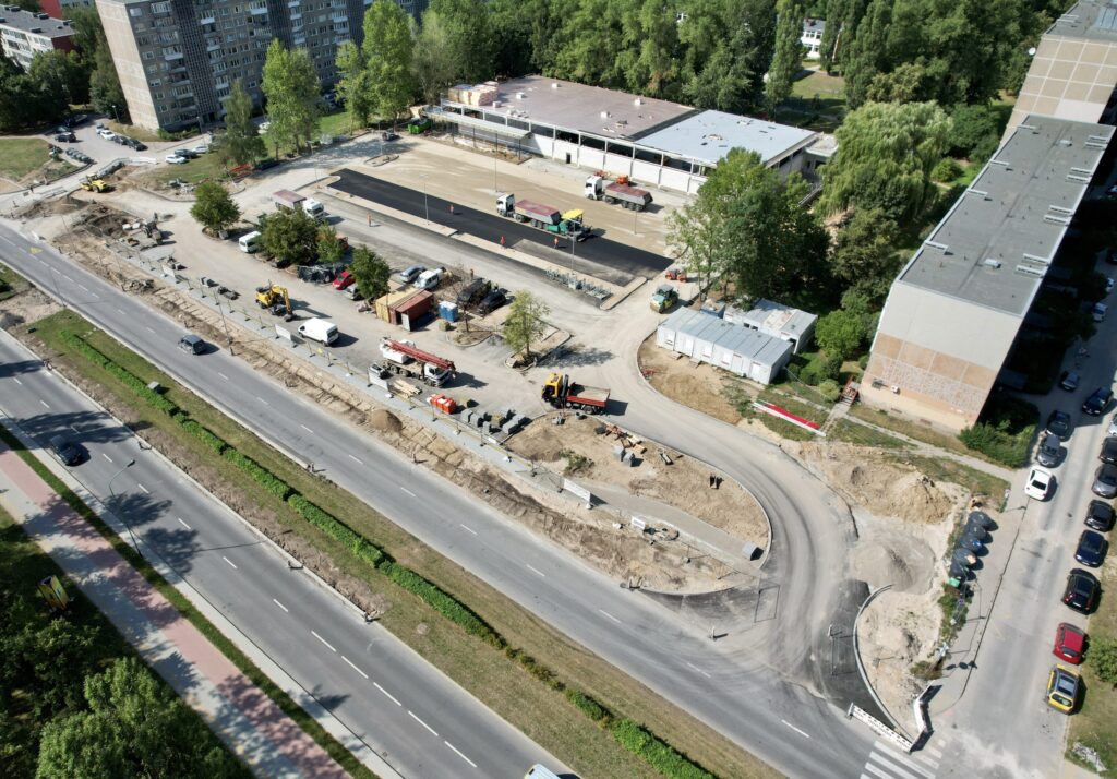 LIDL Statybininkų pr. (Statybininkų pr. 18) - Food store - construction photos