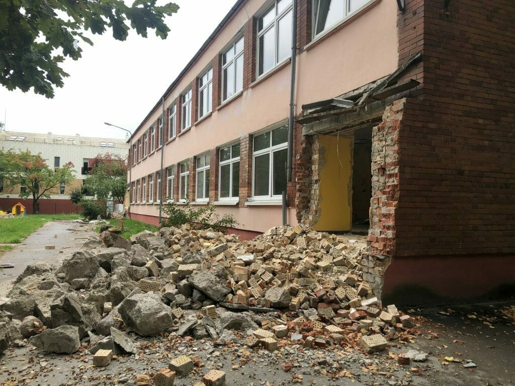 Vaikų darželis "Svirpliukas" (Liepų g. 43A) - Science institution - construction photos