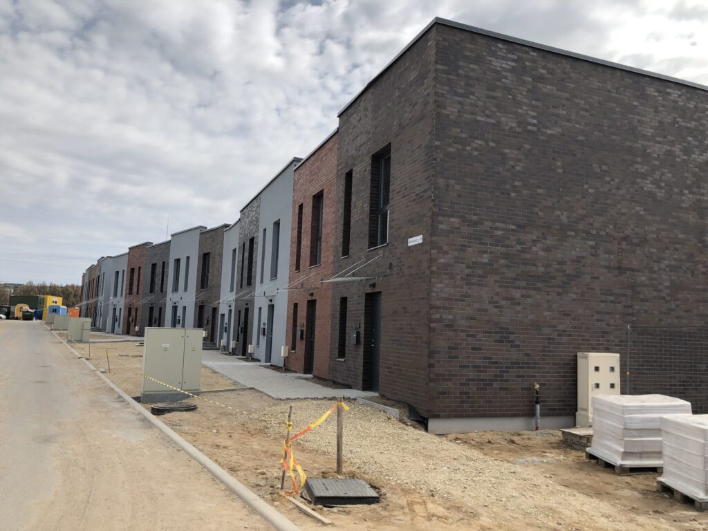 PaJustis 1 etapas (Mozūriškių g. 190) - Row housing - construction photos