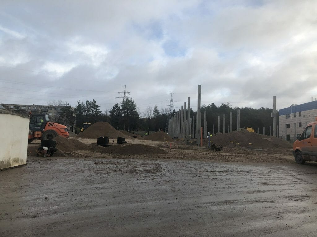 LIDL T. Masiulio g. (T. Masiulio g. 16D) - Food store - construction photos