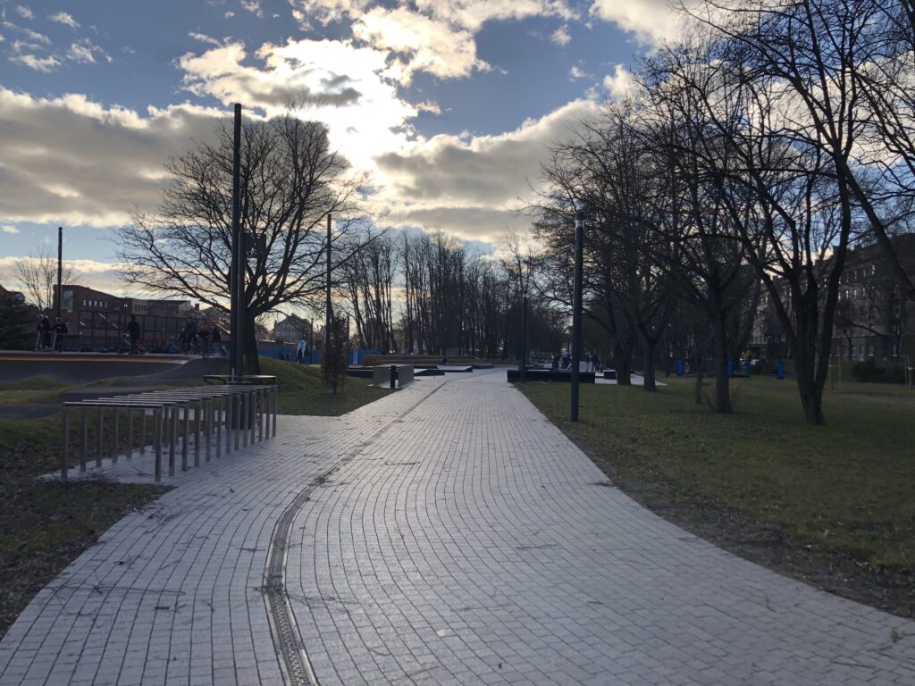 Danės krantinių rekonstrukcija (Danės g.) - Park - construction photos