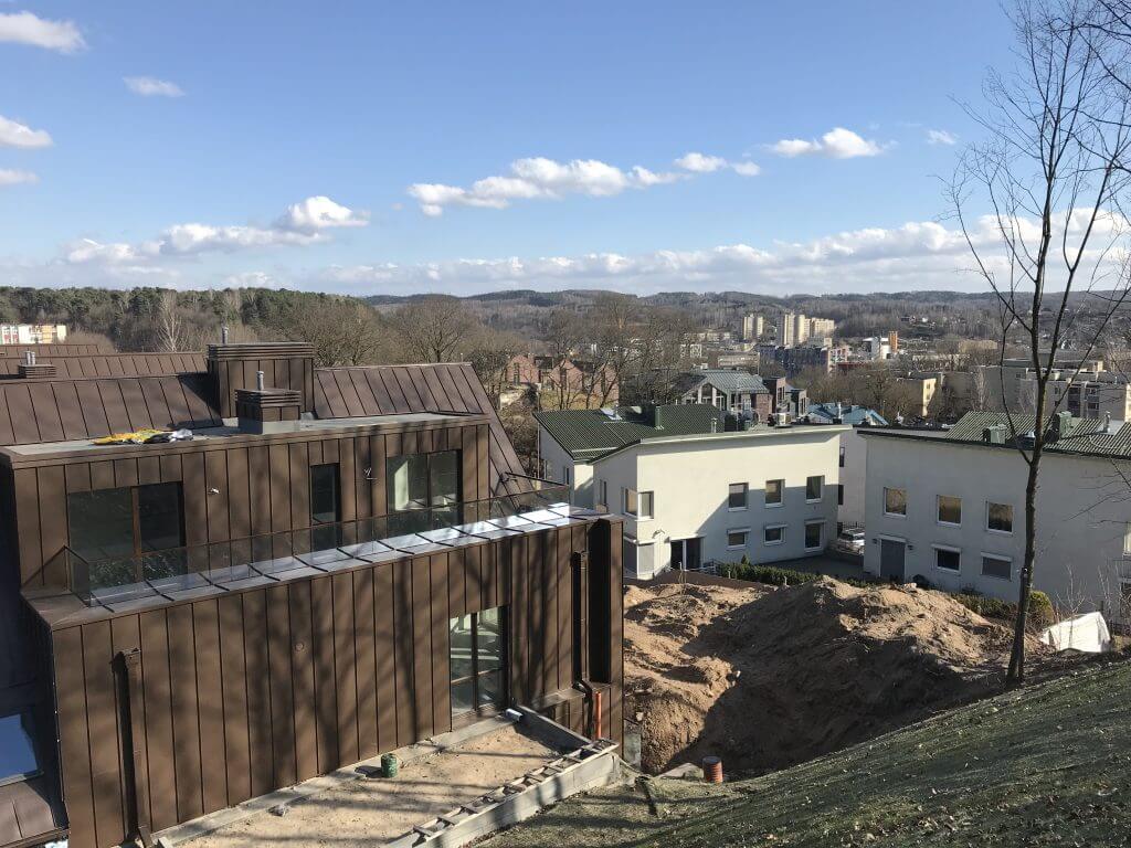 Užupio terasos (Kreivasis skg. 18) - Multi apartment - construction photos