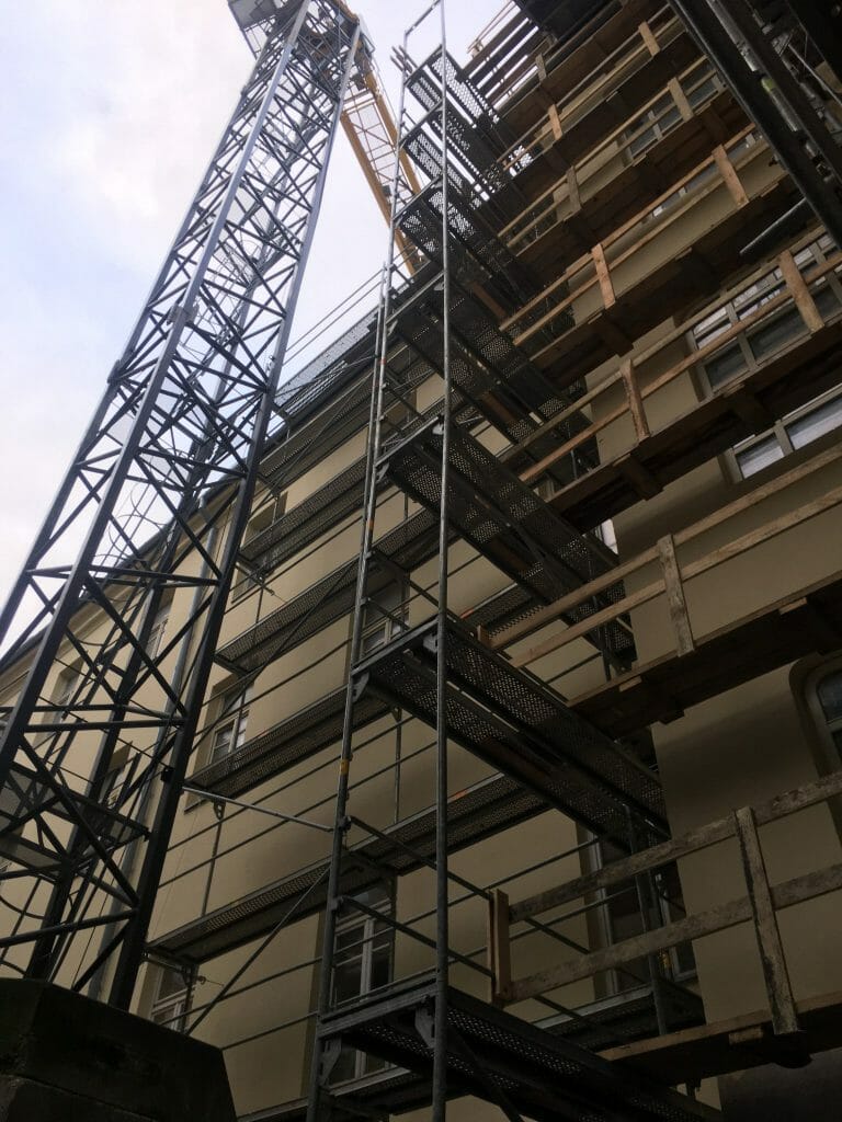 Gedimino 22 (Gedimino pr. 22) - Multi apartment - construction photos