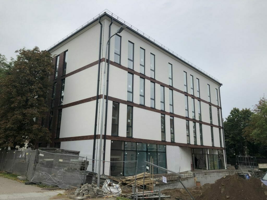 Klaipėdos vaikų ligoninės priestatas (J. Karoso g. 12) - Ligoninė - statybų nuotraukos