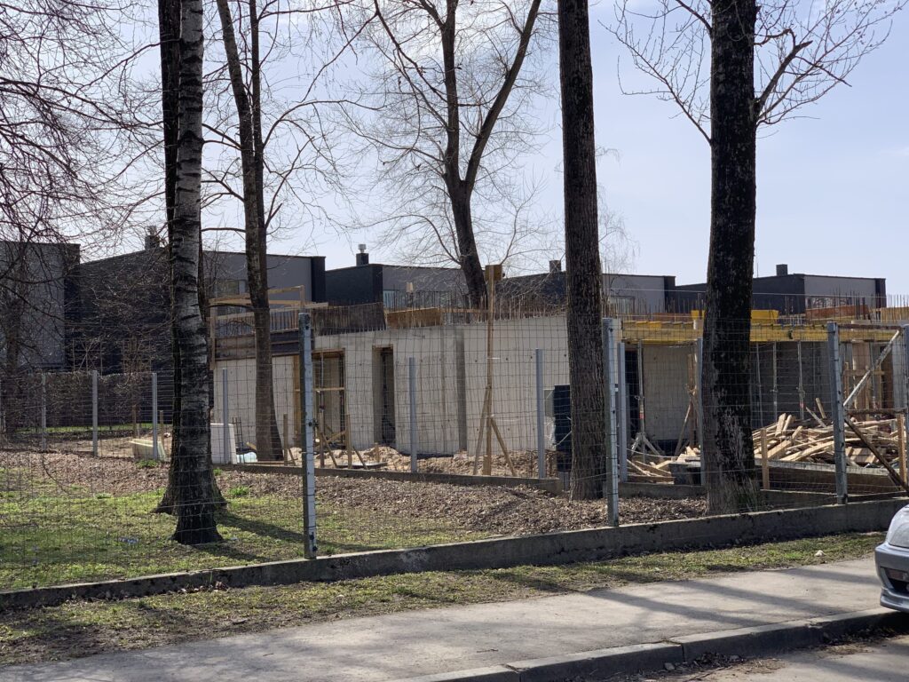 Žeimenos 127 (Žeimenos g. 127) - Multi apartment - construction photos