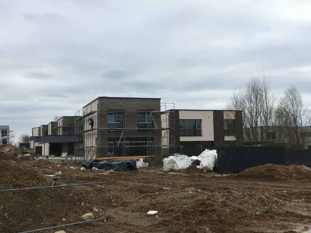 Kalnėnų oazė (Lyvių g. 14) - Row housing - construction photos