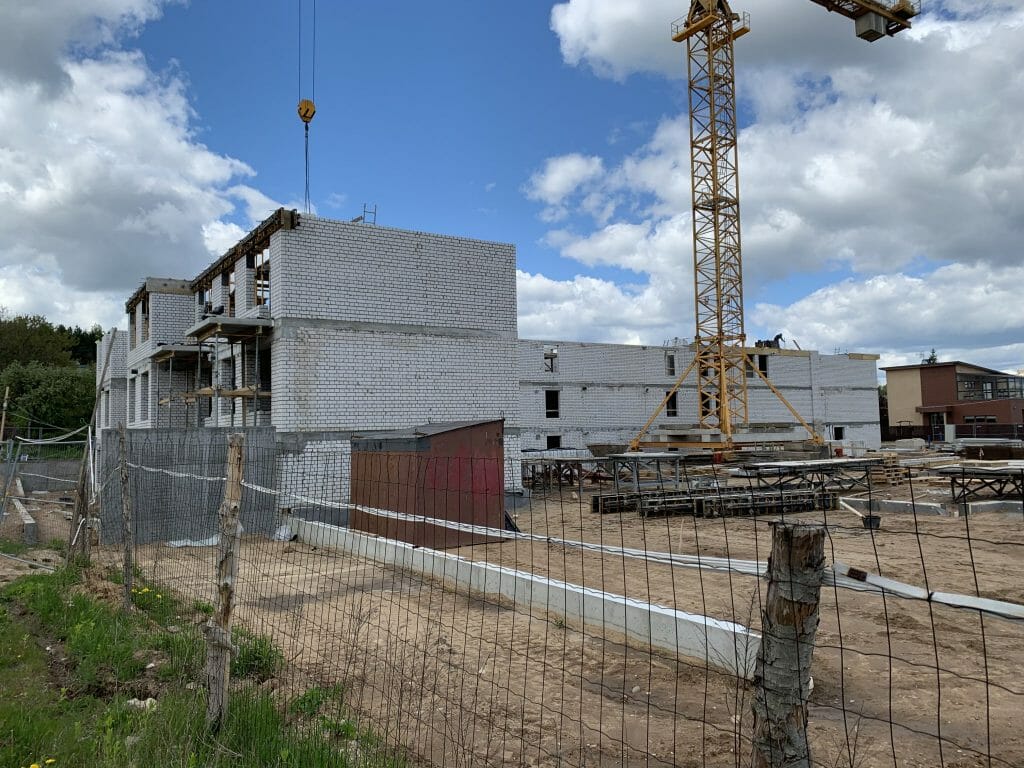 Ozo sodai (Šeškinės Sodų g. 12) - Daugiabutis - statybų nuotraukos