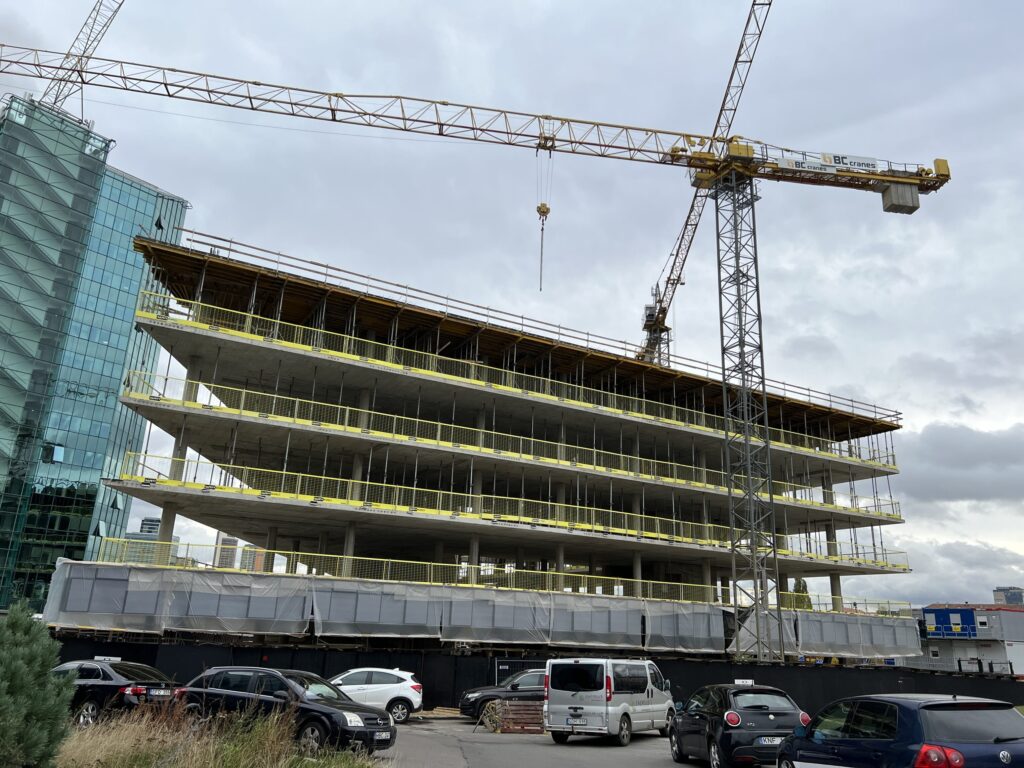 Teltonika Saltoniškių g. (Saltoniškių g. 14) - Office center - construction photos