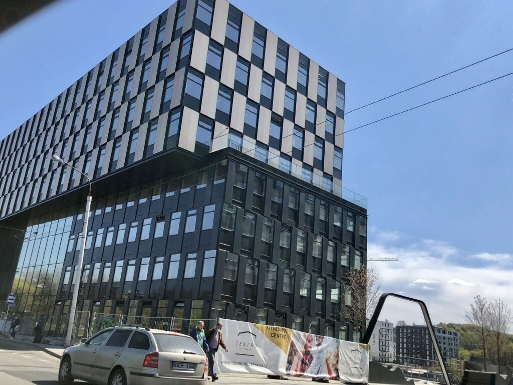 Business Stadium North (Rinktinės g. 3) - Verslo centras - statybų nuotraukos