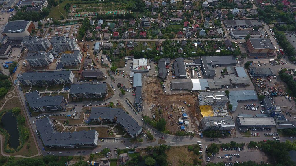 Paparčių namai 2 etapas (Utenos g. 41A) - Daugiabutis - statybų nuotraukos