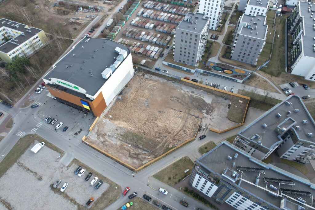 OXY Offices (Kernavės g. 86) - Biroju centrs - būvdarbu attēli