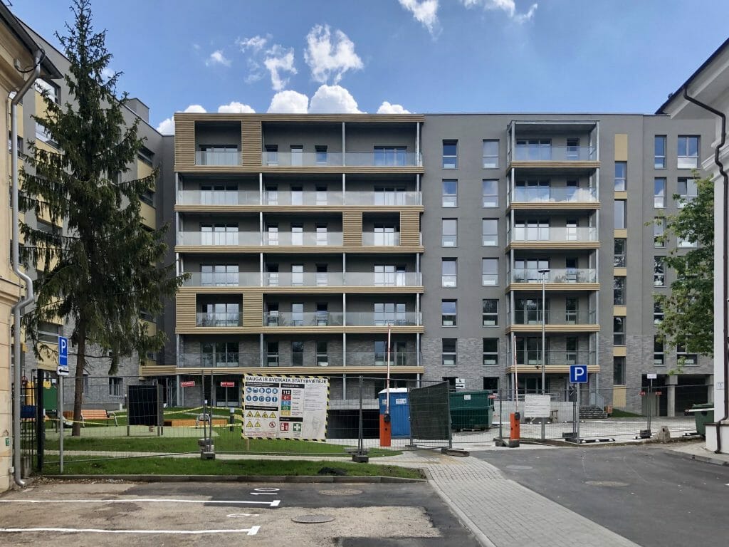 Sapiegų 19 (L. Sapiegos g. 19) - Multi apartment - construction photos