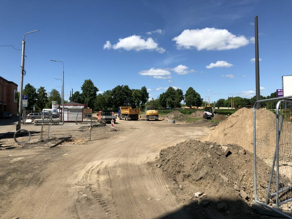 Kauno pilies žiedo rekonstrukcija, Šauklių ir Šv. Gertrūdos g. rekonstrukcija (Šauklių g., Šv. Gertrūdos g., P. Vileišio tiltas) - Street - construction photos